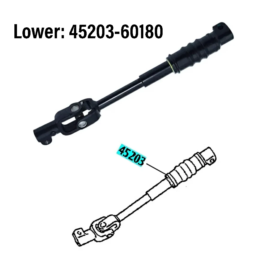 1x  Lower /Middle Steering Column Shaft Cross Shaft Assy Fit For Toyota Prado Land Cruiser Prado LC150 2010-2022 45220-60270