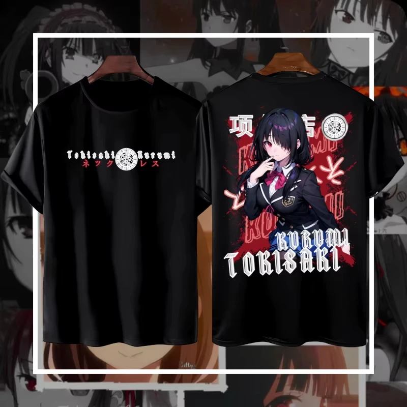 

T-shirt Anime KURUMI TOKISAKI Katun Premium 24s V2 - Tshirt Distro Date A Live Oversize Dewasa