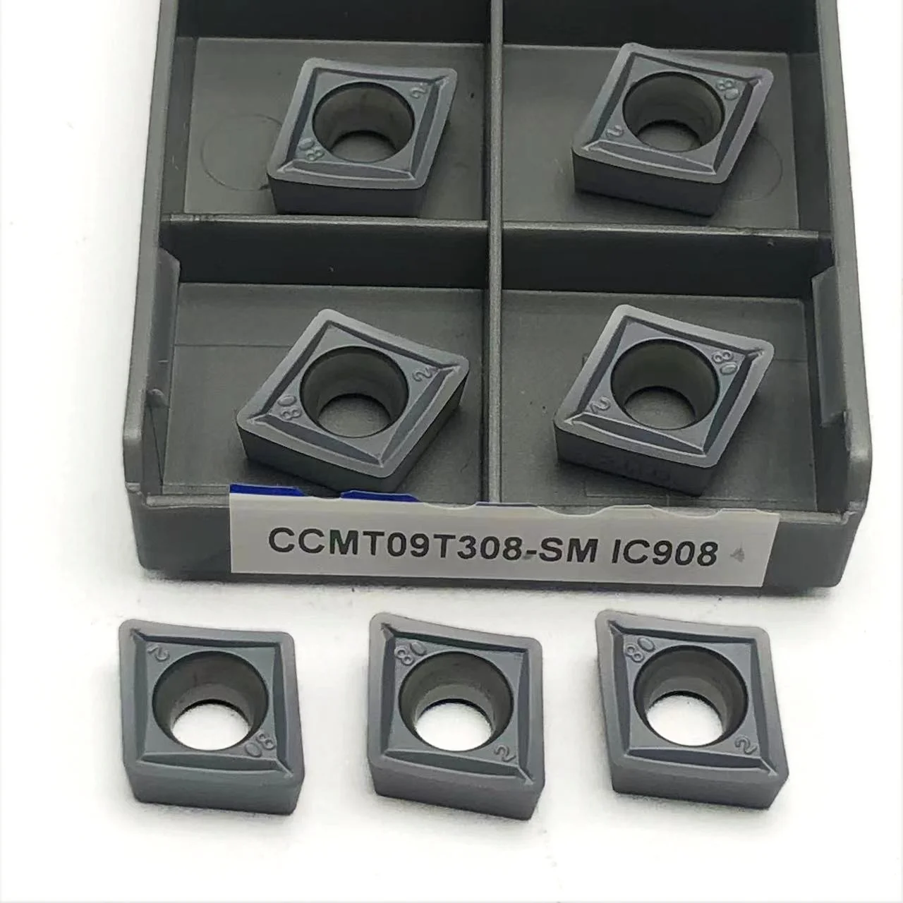 أجزاء معدنية صلبة CNC ، Ccmt09t304 sm ic907 ic908 ccmt09tsm 305 ic907 ic908 ، أدوات تحول ، CCMT09t304 cmt09t302