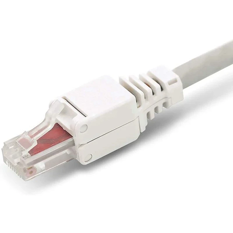 Conector de red RJ45 CAT6 LAN UTP sin herramientas, conector de Cable de instalación CAT5 CAT7, 30 piezas