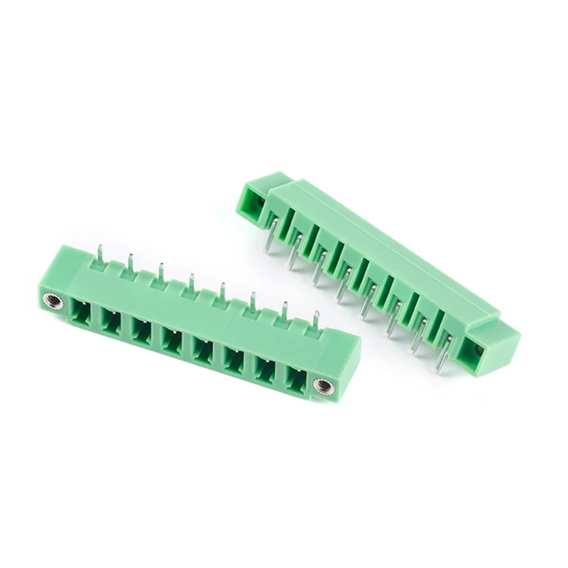 （10 Pieces） KF2EDG15VM - 5.08 - 2P 3P 4P 5P 6P 8P Bent Pin Socket 5.08mm Pitch Pluggable Terminal Block