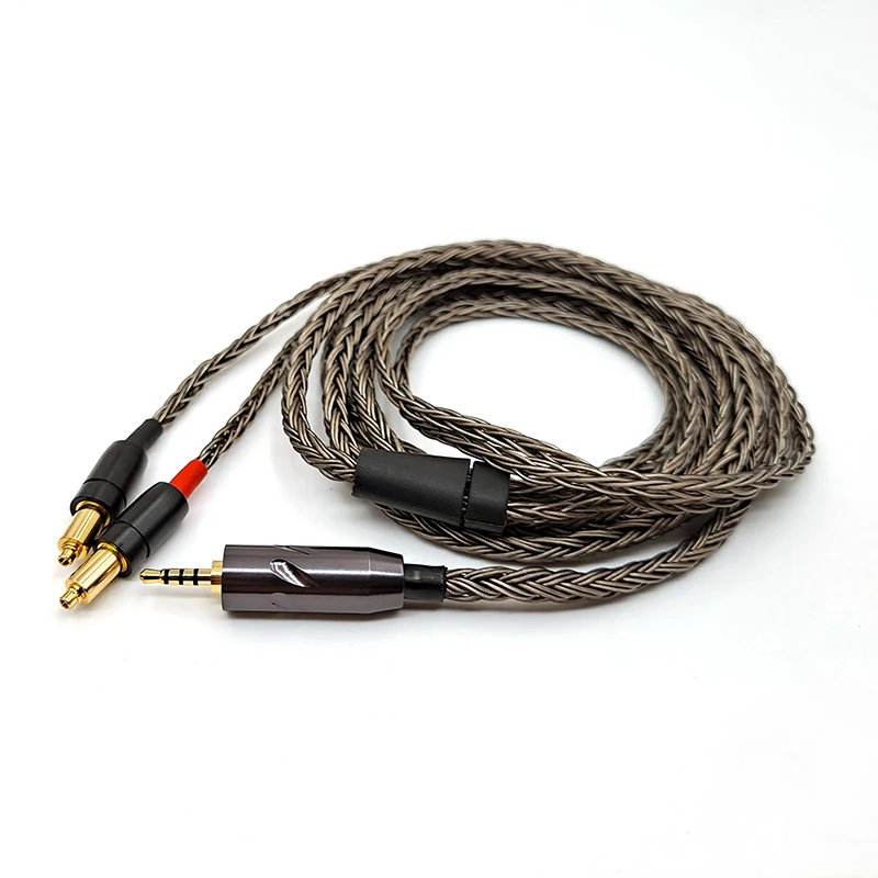 Equilibrado único cristal cobre atualizando cabo, substituível fone de ouvido cabo, 16 Core, 4.4mm, 2.5mm, 16 Core, apto para SRH1540, SRH1440, SRH1840