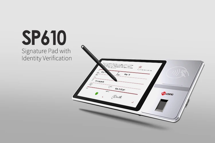 Scripting Easy Script Compact 10 Inch LCD Signature Capture Pad with Large Screen