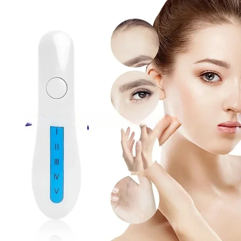 Automatic Plasma Skin Analyzer Detector Fitzpatrick Laser Melanin Testing Skin Reader for Skin Tone Sensor Type