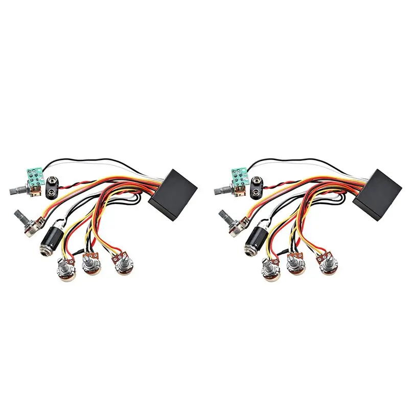 

ABHT-2X Bass 3 Band Active & Passive EQ Equalizer Preamp Circuit For Bass Pickup