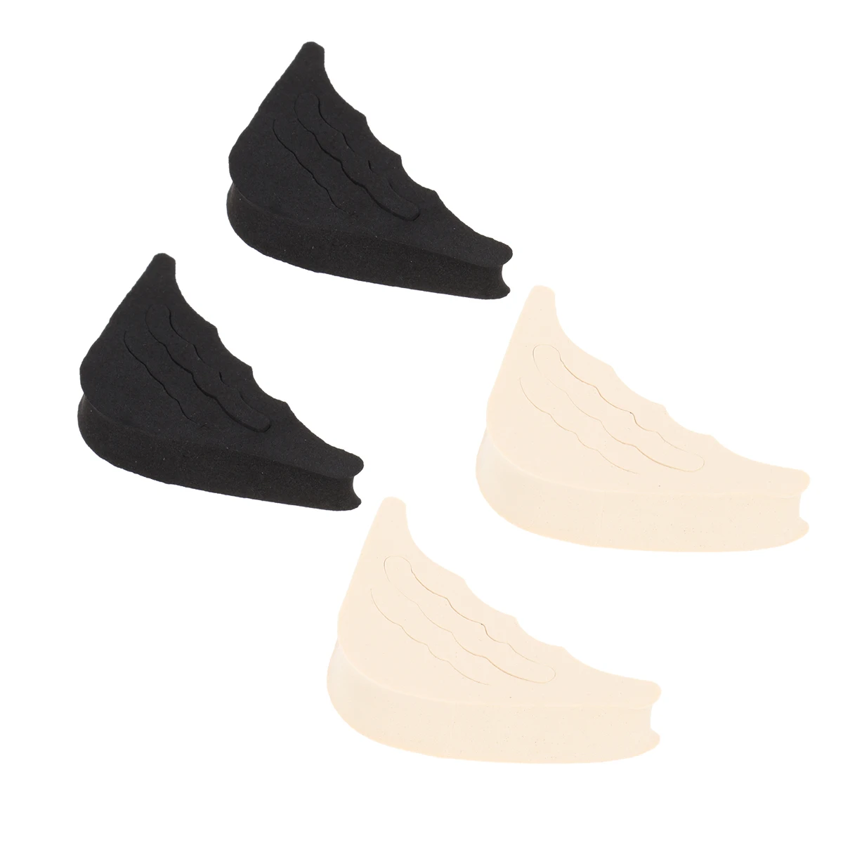 2pcs Anti-Slip Forefoot Insoles Eva High Heel For Ball Of Foot Pain Relief Soft Invisible Insole For Women Shoes Forefoot Pad