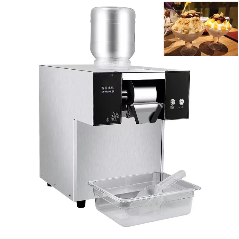 Grande potência 180kg por dia bingsu neve máquina de barbear coreia neve gelo shaver floco de neve raspada máquina de gelo