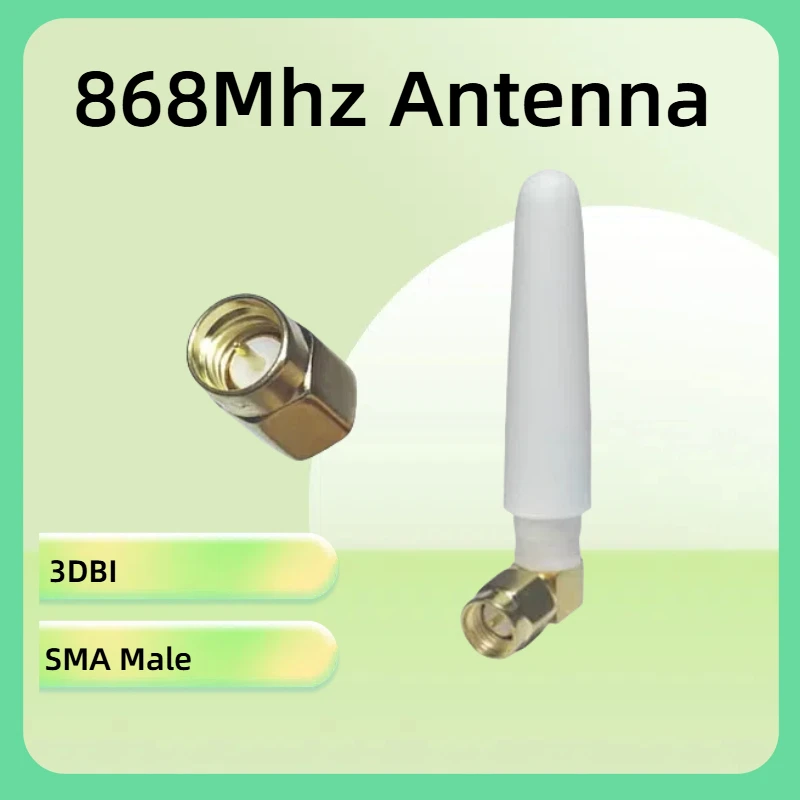 

EOTH 25 шт. 868 МГц GSM белая антенна 2 ~ 3dbi sma male 915 МГц lora antene pbx iot модуль lorawan сигнальный приемник антенна для huawei