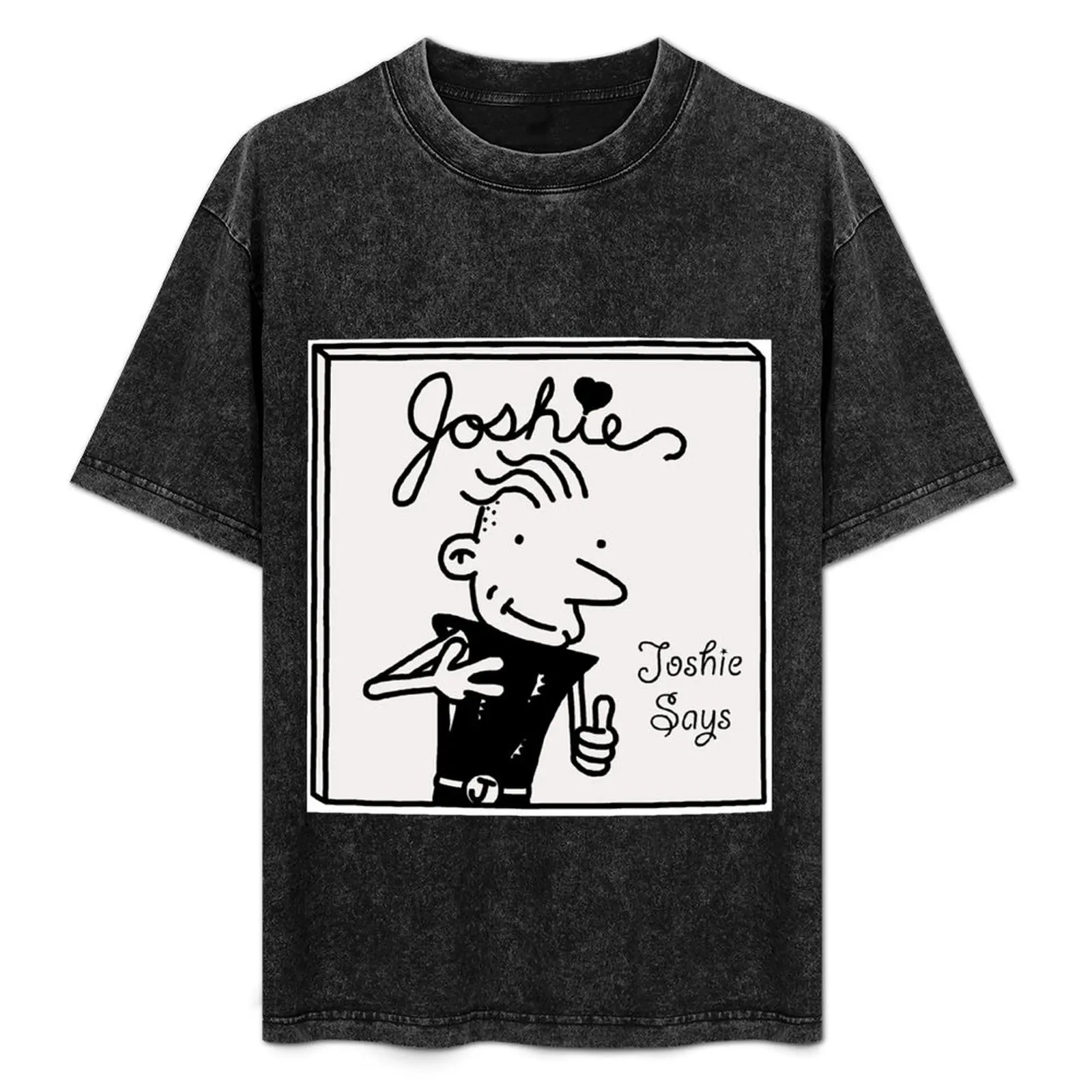 diary of a wimpy kid joshie says T-Shirt for a boy luxury designer mens plain t shirts