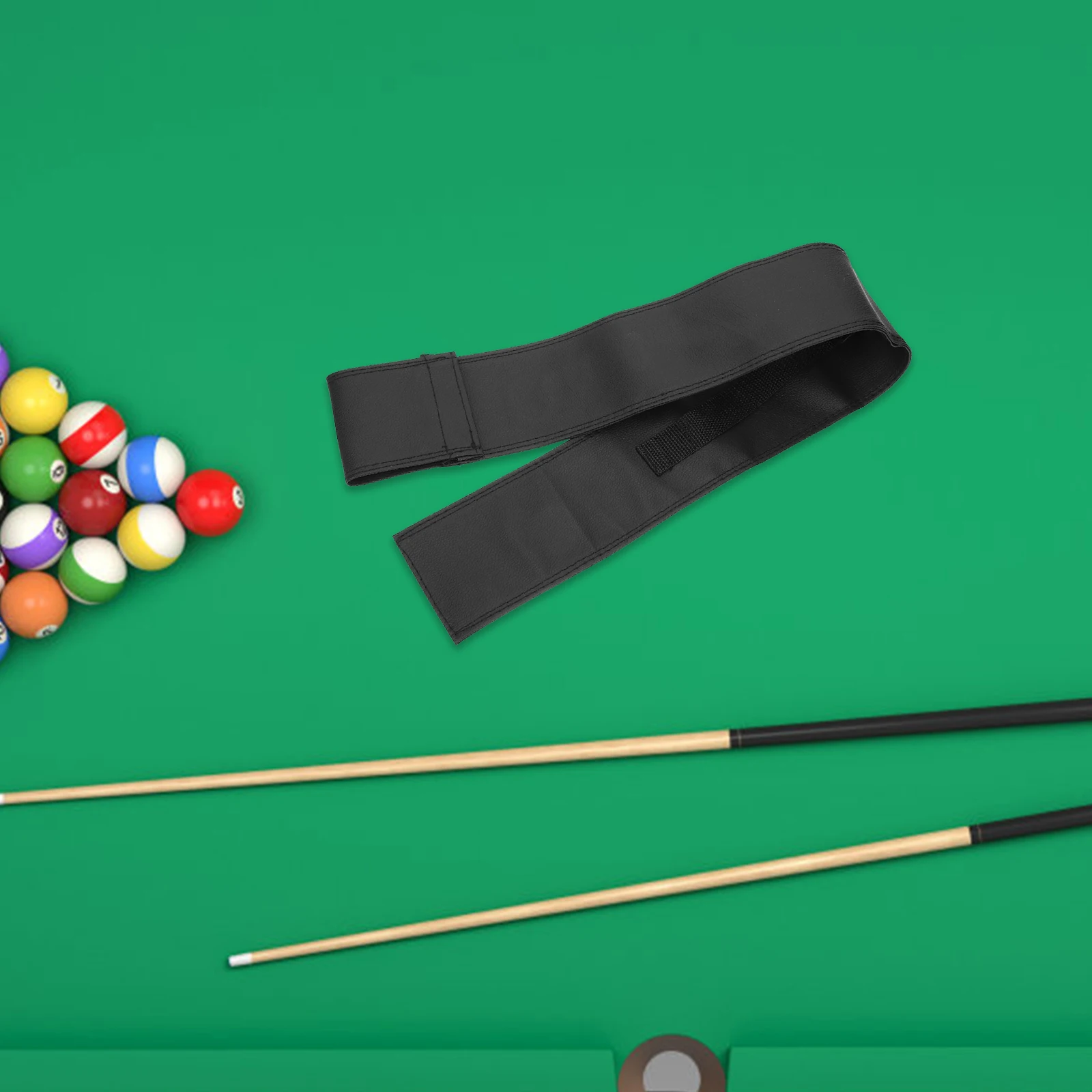 

Pool Stick Case for 1 Billiard Cue Premium PU Protector Breathable Design Supplies Storage Bag Billiards Entertainment