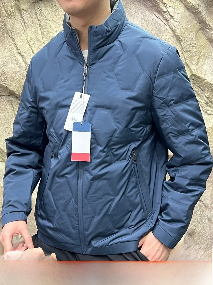 

Men's Outdoor Du down Jaet Double-sided Wear Design Full-body Insulation 90 Du down Filling Autumn Winter Coat