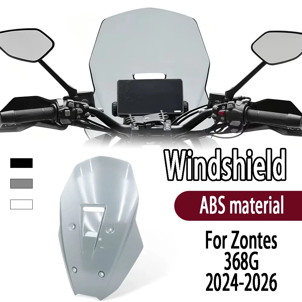 For ZONTES 368G 368-G 2024-2026  Motorcycle Windscreen Baffle Wind Deflector Windshield Fairing Wind Deflectors Viser Visor Part