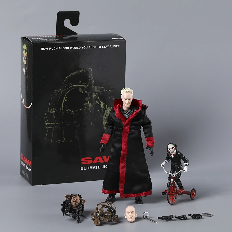 NECA Ultimate Jigsaw Killer Collezione di action figure in scala da 7 pollici Bambola giocattolo horror