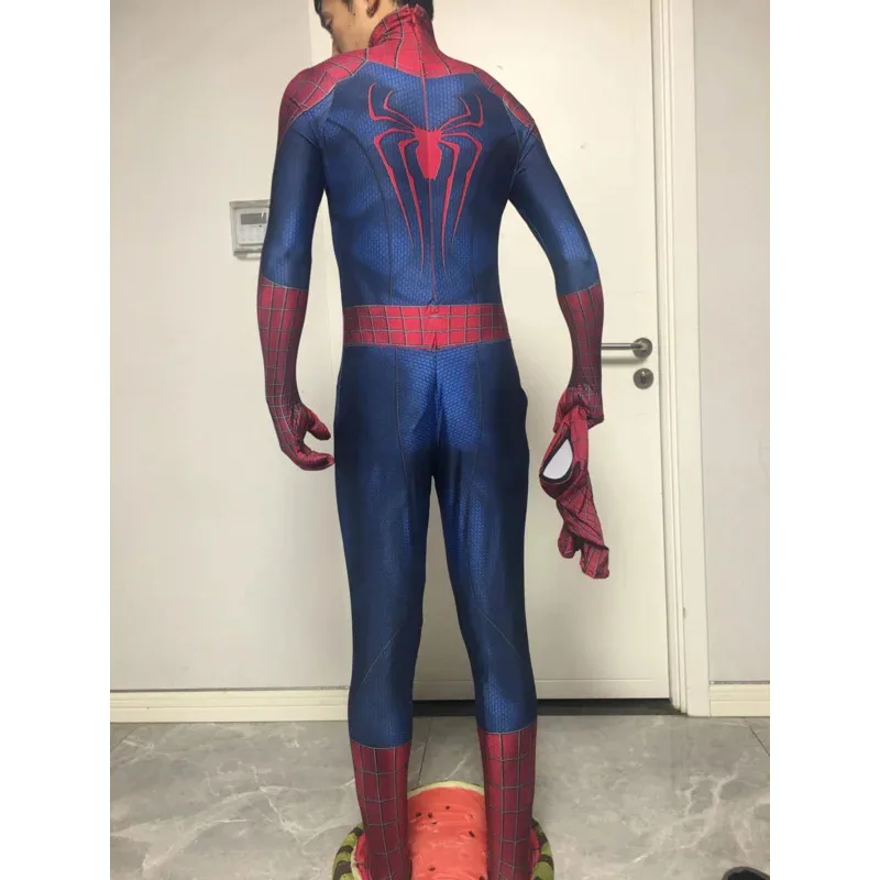 أزياء الهالوين TASM 2 التأثيرية للبطل الخارق للبالغين والأطفال بدلة Zentai للرجال والأولاد بدلة كاملة للرجال