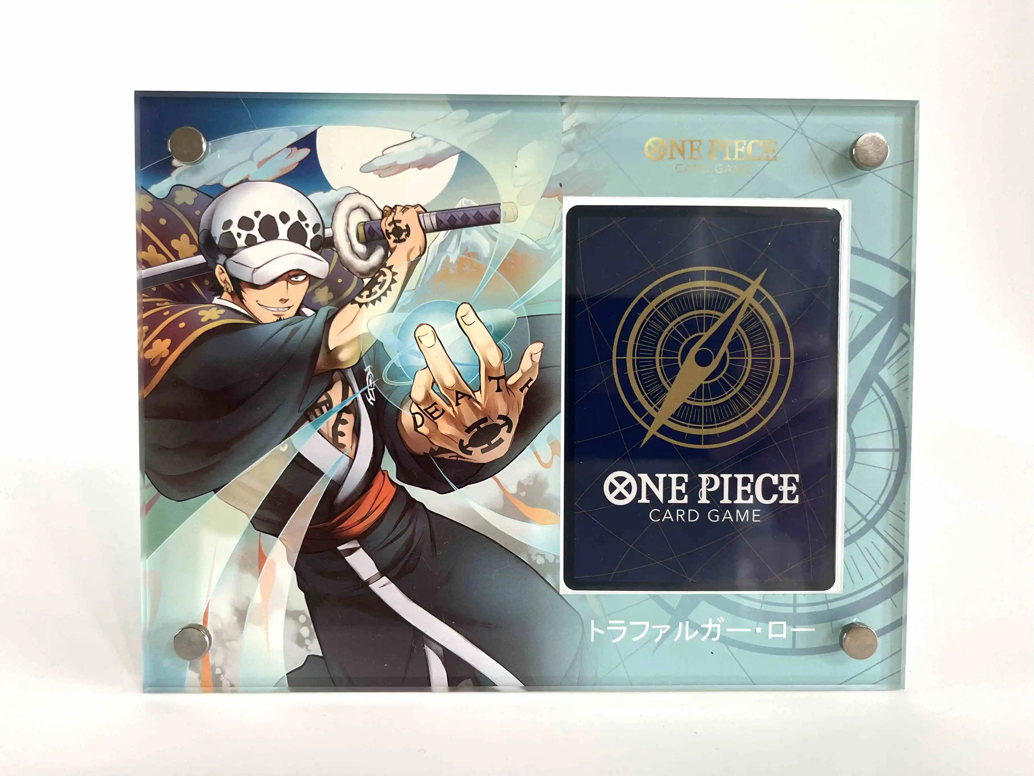 One Piece card bricks DIY Perona Ace Saab Shanks Luffy Zoro Christmas birthday presents Acrylic Refractive brilliance Shattered