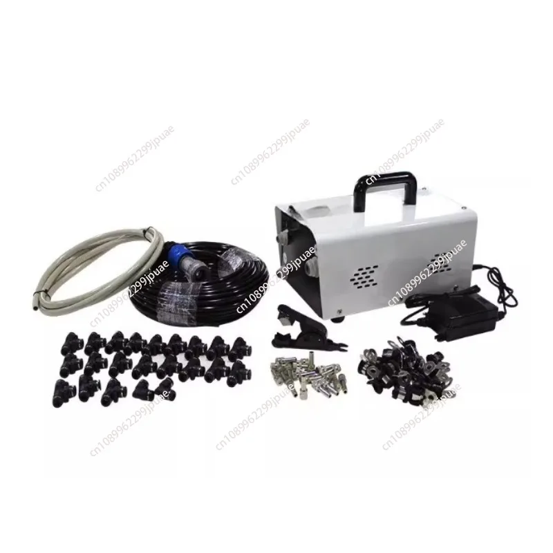 Outdoor Mist Cooling System Kit With 20Pcs Water Mist Spraying Nozzles Garden Patio Humidifying Water Sprayer Accessory Set