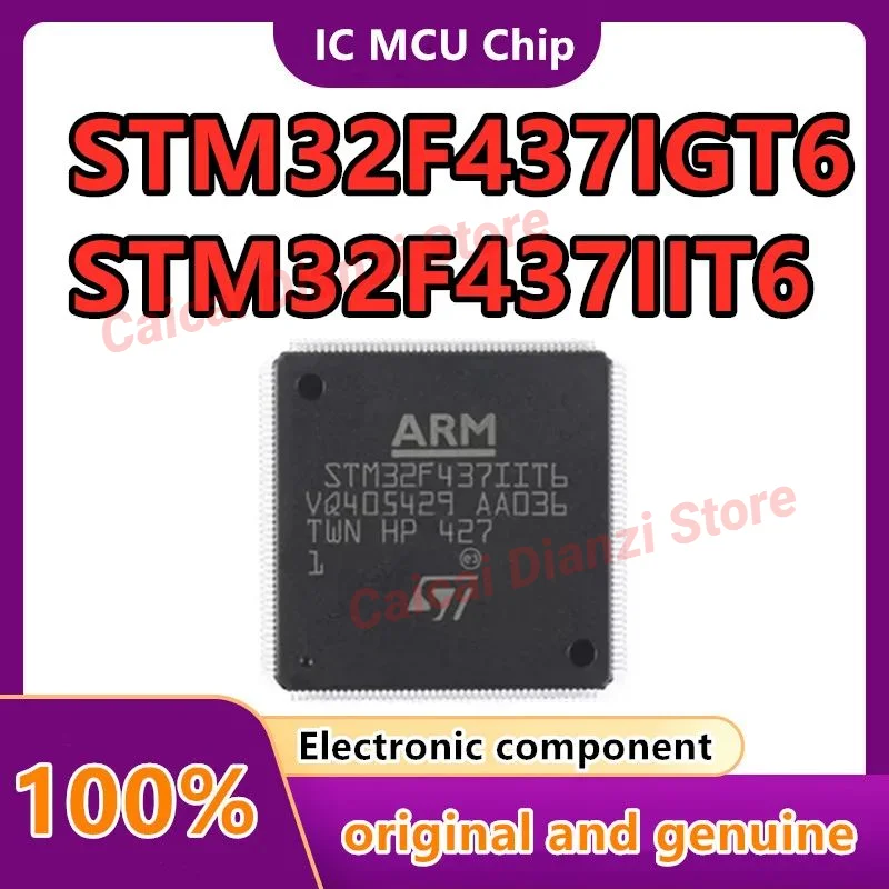 STM IC STM32F437IGT6 STM32F437IIT6 STM32F429IET6 STM32F429IGT6 STM32F429IIT6 STM32F439IGT6 STM32F439IIT6 STM MCU Chip LQFP-176