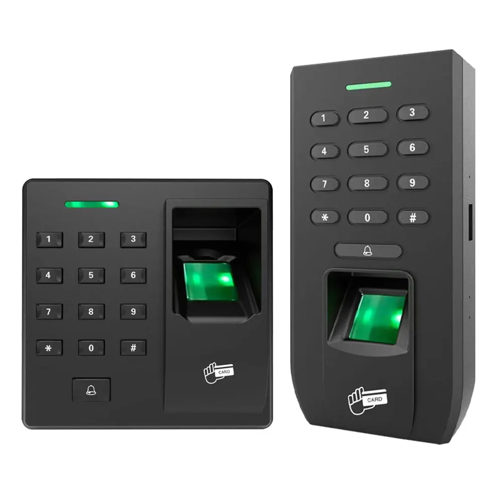 Sistema de Control de Acceso biométrico RFID con huella dactilar, teclado 125Khz, 1000, Control de apertura de puerta independiente del usuario,