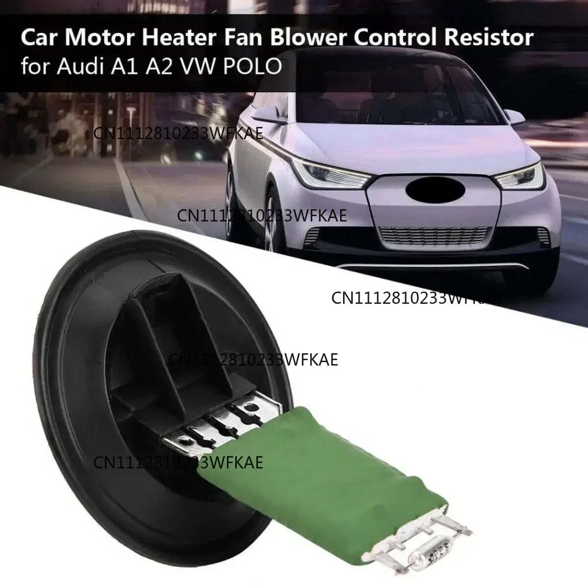 1PC UK Blower Motor Resistor For Vw Polo Seat Skoda Ibiza Audi A1 A2 Car Heater Fan