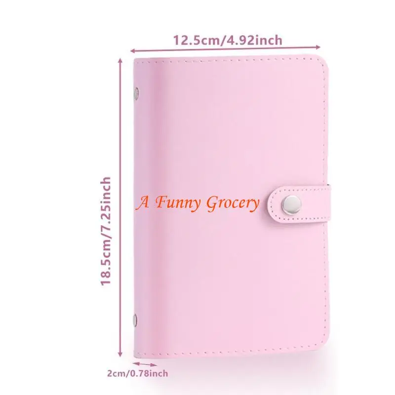 652e Paper Money Collection Album 50 Pockets Leather Money Holder Money Storage Book