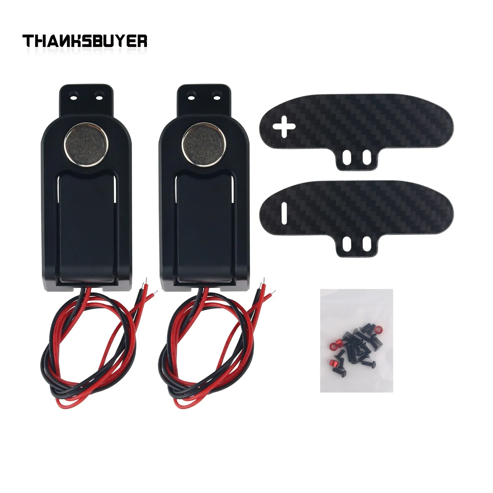 SimPlayer Aluminum Alloy Shift Paddles RC Game Simulation Steering Wheel Magnetic Paddles  for Logitech/Thrustmaster