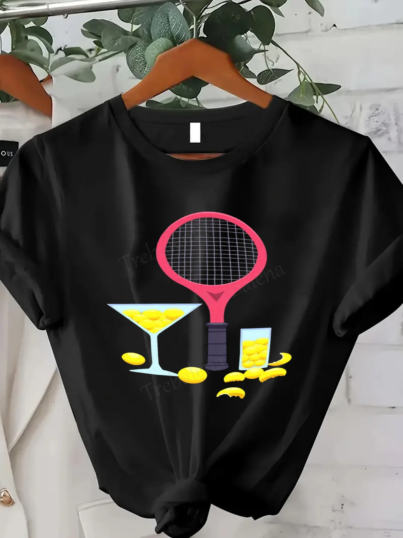 

Женская футболка Футболка Tennis & Cocktails | Забавная женская повседневная футболка