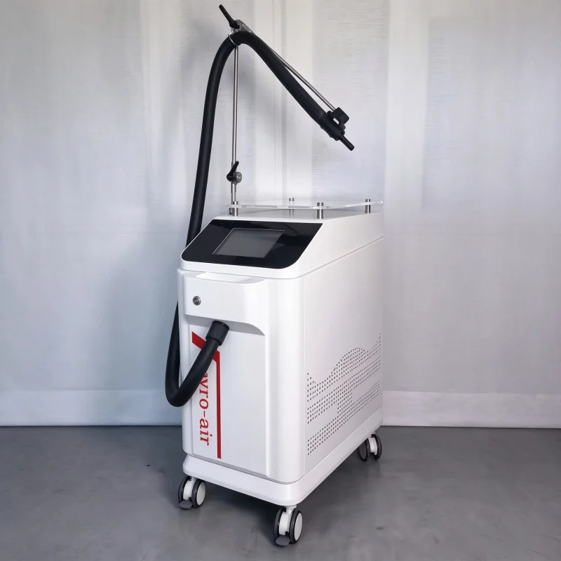 Mobile Cold Air Skin Cooling Machine Touch Screen Adjustable Settings Auxiliary Equipment for Laser Skin Care Salon