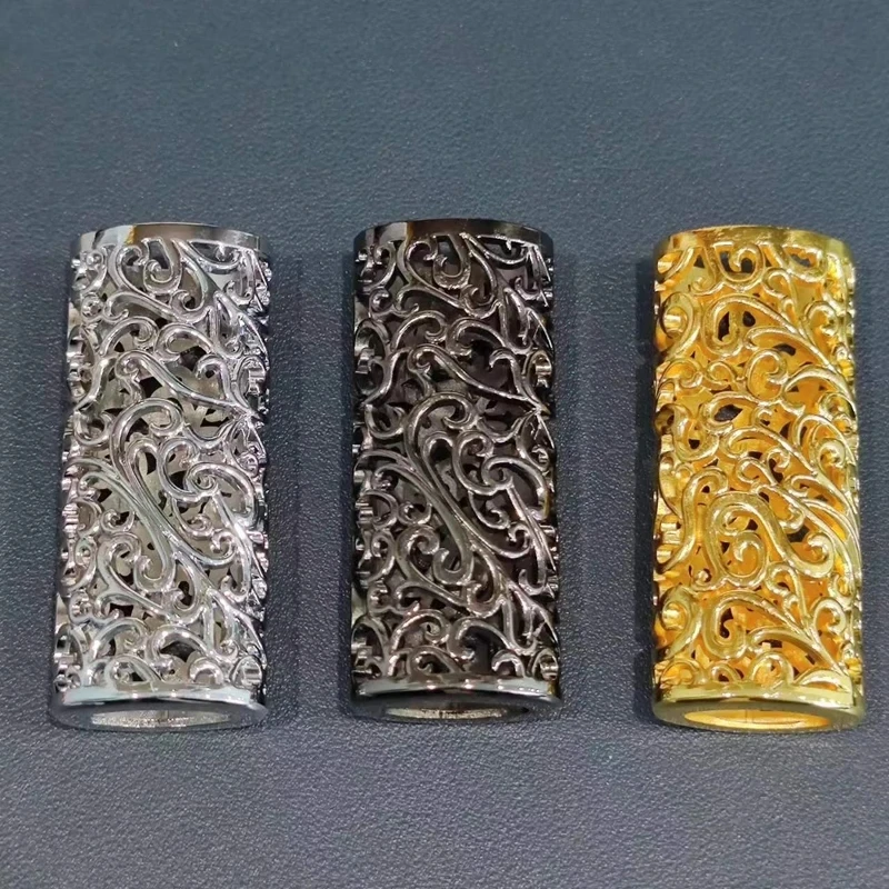 1PC Hollow carved Explosion-Proof Metal Armor Gas Lighter Shell Case Cover For Bic J6 Lighters Protect Cover Sleeve