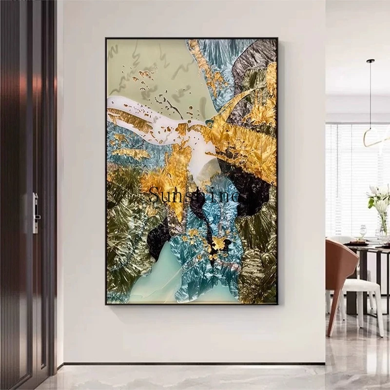

Entrance corridor aisle decorative painting living room dining room abstract modern simple mural