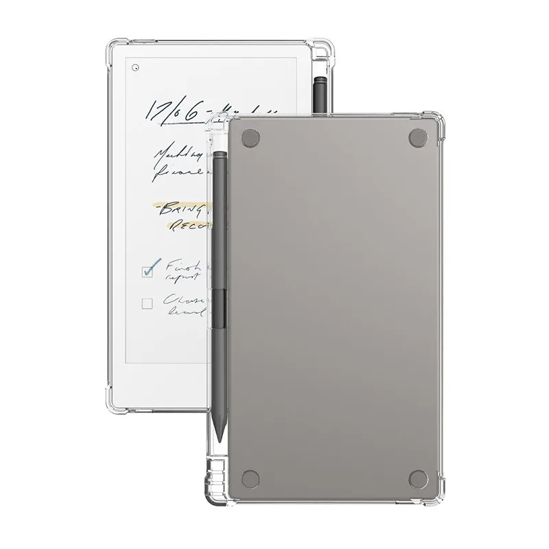 For Remarkable Paper Pro Move 7.3 inch 2025 Release Case Airbag Soft Silicone TPU Tablet Cover Funda With Pencil Holder shell