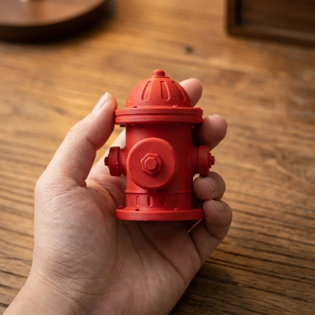 زينة مكتبية على شكل صنبور إطفا - مراجعة 3D Printing Fidget Toys وسعره