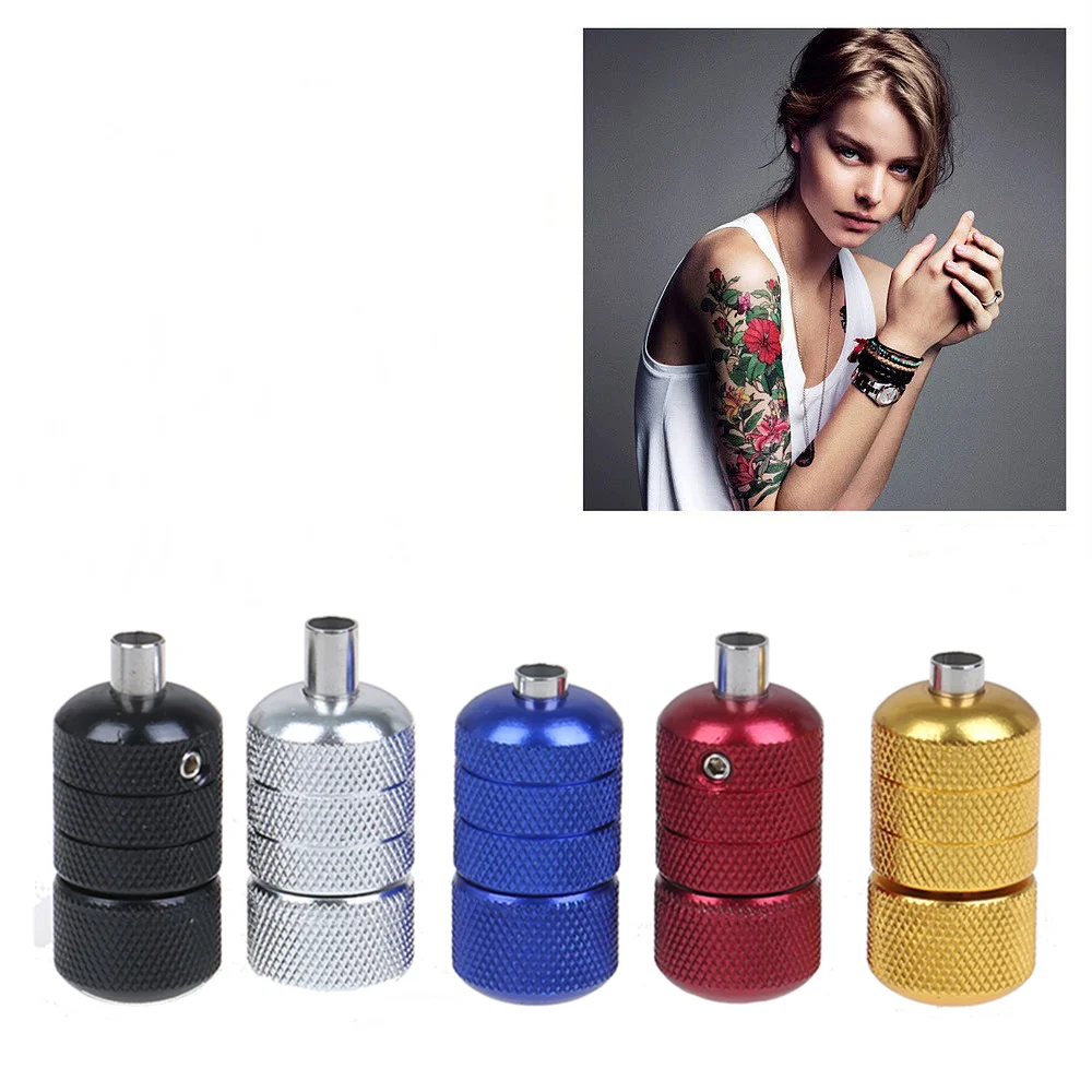 25mm Tattoo Machine Grip Aluminum Alloy Cartridge Needles Tattoo Grip Tattoo Supplies For Tattoo Machine Non-Slip Tattoo Handle