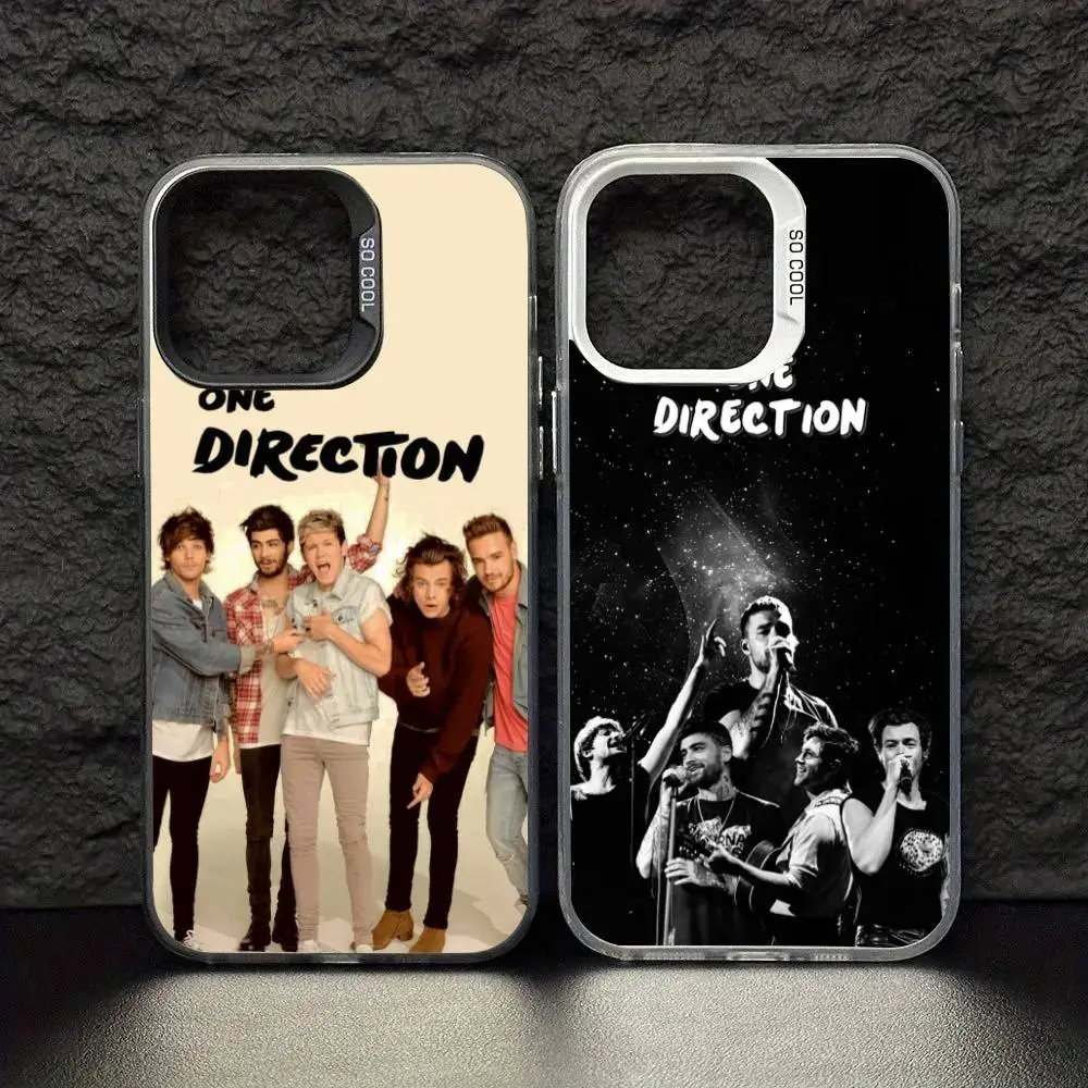 

One D-Direction-ES Band Phone Case For iPhone 17,16,15,14,13,12,11,Pro Max,Plus Candy Silver Cover