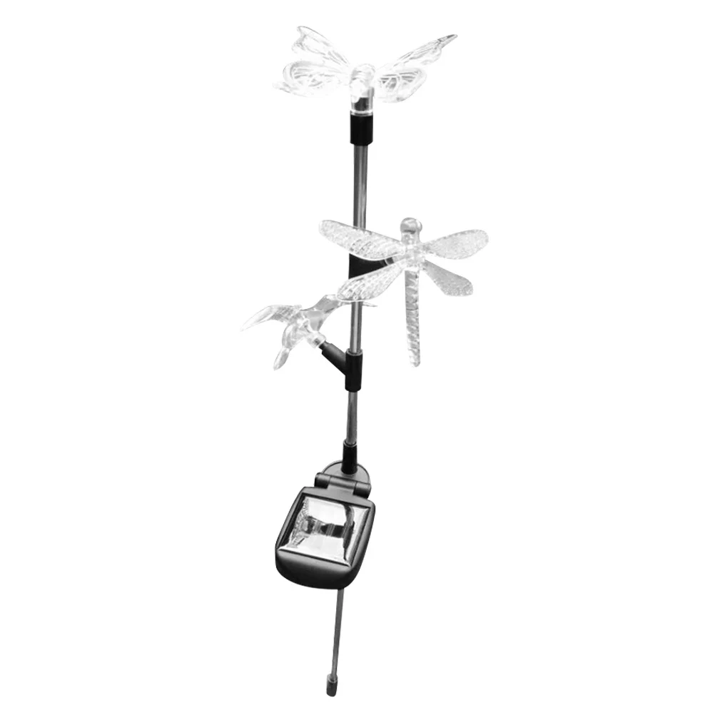 

Hummingbird Animal Garden Lights outside Decorations Outdoor Courtyard Solar Decorative Landscaping Black Grave