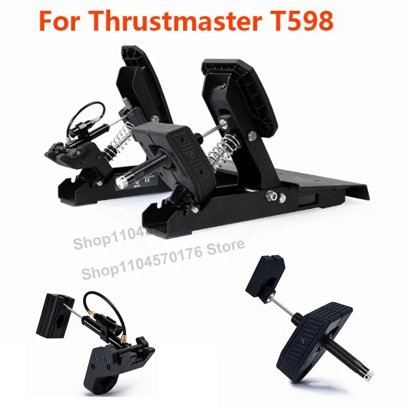 For Thrustmaster T598 Pedal Hydraulic Damping Throttle Brake Pedal Simulated Racing Game Foot Feel Modification Upgrade Kit