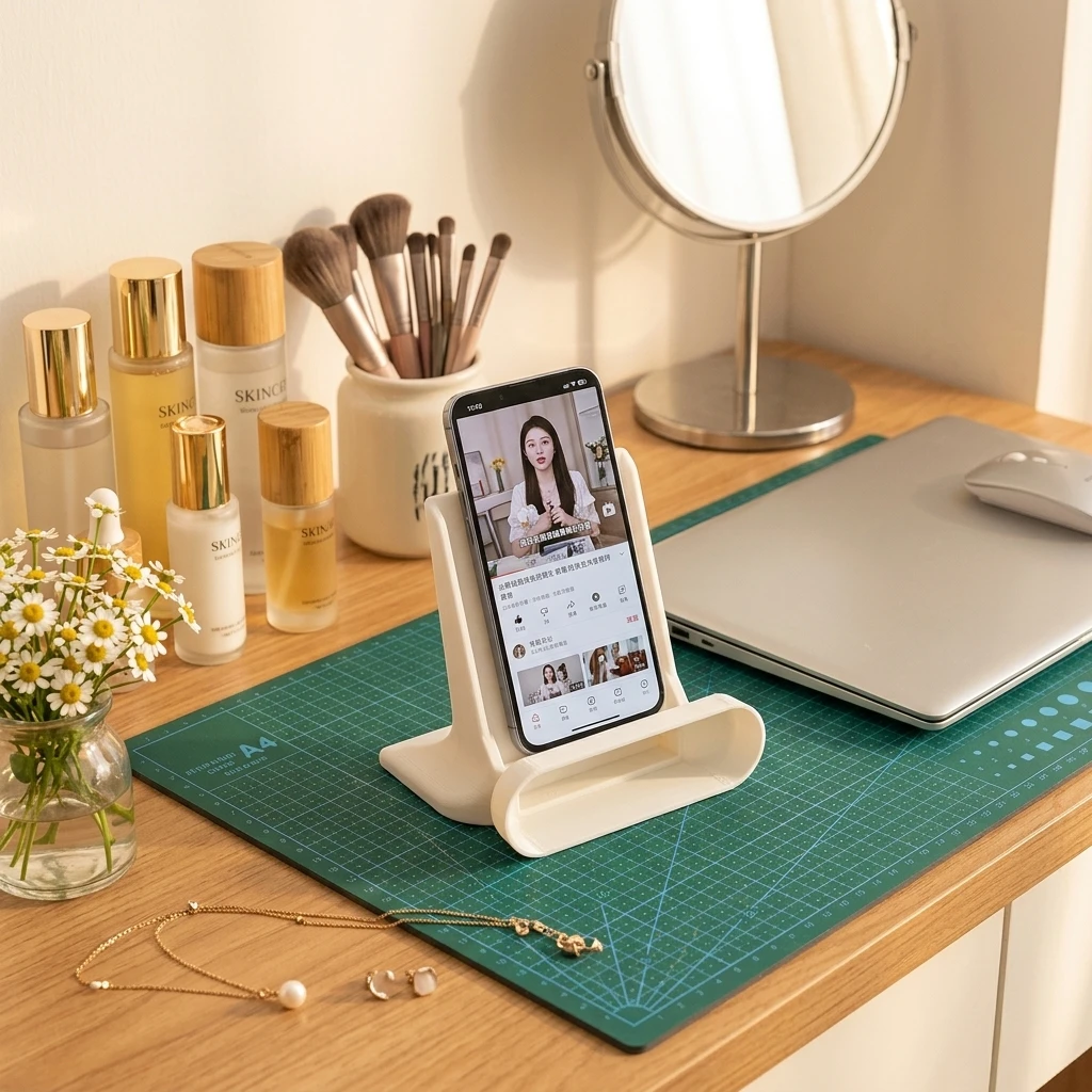 Desktop Sound Amplifying Phone Stand Universal Anti Slip Cellphone Holder 3D Printed Sound Boost Mobile Bracket