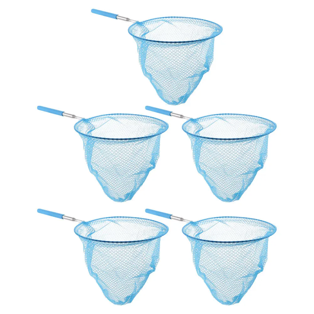 

5Pcs Outdoor Butterfly Net Kids Extendable Catching Nets Nature Exploration Insect Catch Net for Outdoor Activities
