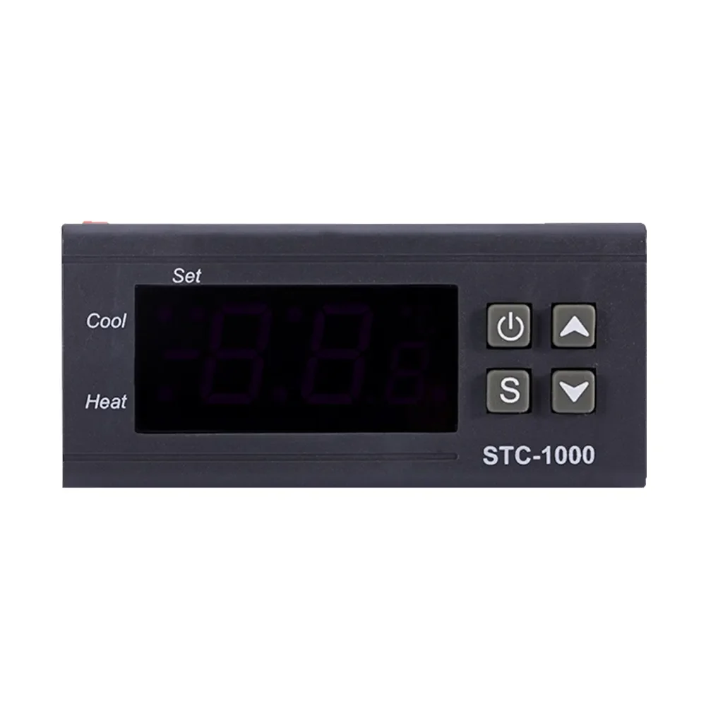 

Light Emitting Diode Digital Temperature Controller STC-1000 110V-220VAC 10A Thermostat Plastic Temperature Regulator