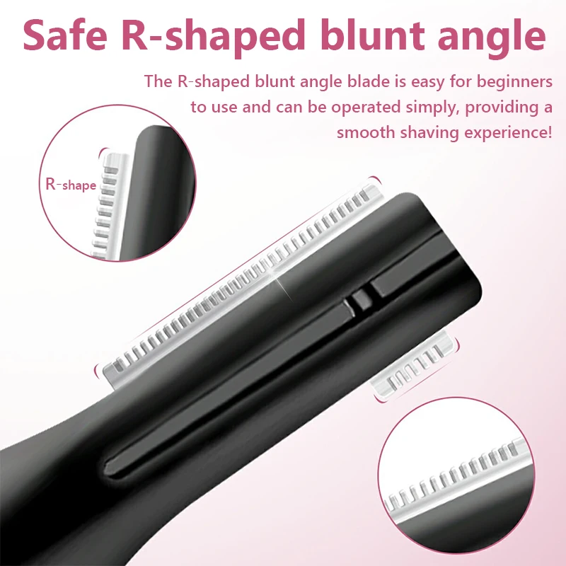 Eyebrow Electric Shaver USB Charging Electric Shaver Novice Eyebrow Scraper Women's Electric Eyebrow Scraper Simple and Portable