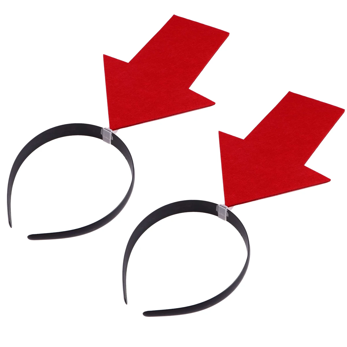 2 قطعة غطاء الرأس مضحك السهم رباط شعر موضة أغطية الرأس تجديل الأطواق للنساء ديكور الحفلات التصميم التبعي