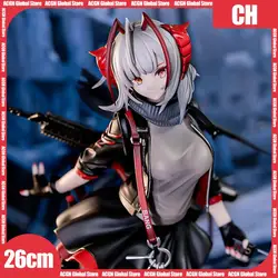 Arknights Anime Game Figure W Armed Beautiful Girls 26cm Peripherals Kawaii Action Figures Collection Model Statue Gifts for Toy