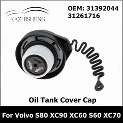 for Volvo S80 V70 XC90 XC60 S60 V60 XC70 31392044 31261716 Engine Fuel Oil Tank Cover Cap