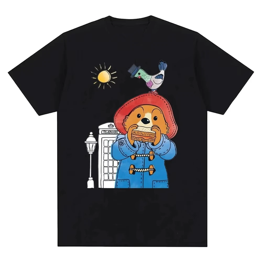 2026-novo-engracado-paddington-camiseta-dos-desenhos-animados-impressao-superior-puro-algodao-respiravel-verao-camisa-casual-para-homens
