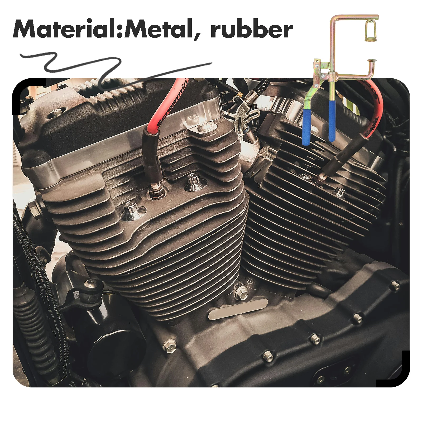 

Small Engine Valve Spring Compressor Hand Tool for Motorcycle Engine Valve Removal Installation Versatile Spring Clamp Repair