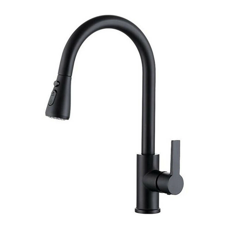 

Kitchen Faucet With Pull Down Sprayer Multitask Mode Single Handle High Arc Pull Out Kitchen Sink Faucet