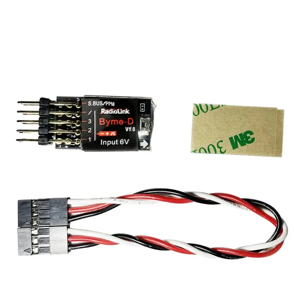 Radiolink Byme-A / Byme-D وحدة تحكم في الطيران بجناح ثابت جيروسكوب توازن ذاتي التثبيت لمدرب الجناح الثابت ثلاثي الأبعاد 4CH