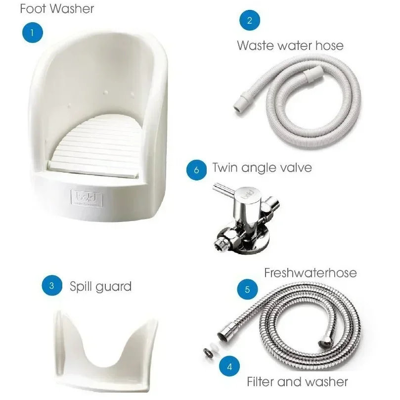 factory price outlet Home School Bathroom Portable Automatic Wash Basin Prayer Plastic  Foot Washer