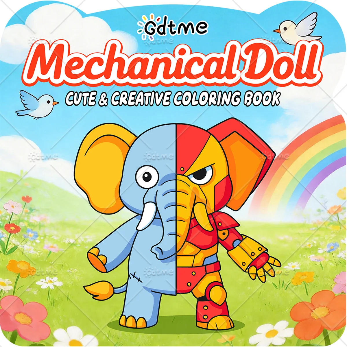 Mechanical Doll Coloring Book for Adults Cute Cozy Daily Activities Irregular Patterns for Relaxation (Cozy Spaces Coloring)