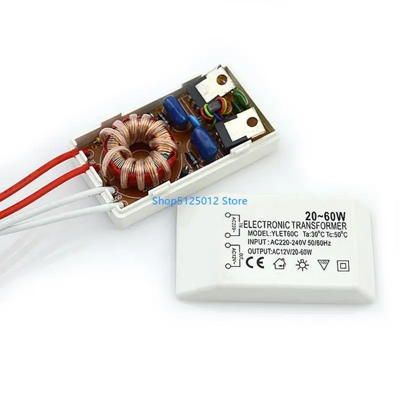 G8TC AC 220V AC 12V Convertidor voltaje transformador electrónico 12V Segmentación 20-60W