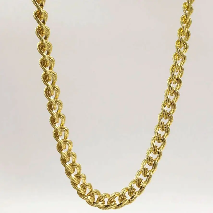 

WT-BC268 Новая оптовая партия изысканной изогнутой цепочки из тонкой желтой латуни, фурнитура для ювелирных изделий, пять метров, в продаже